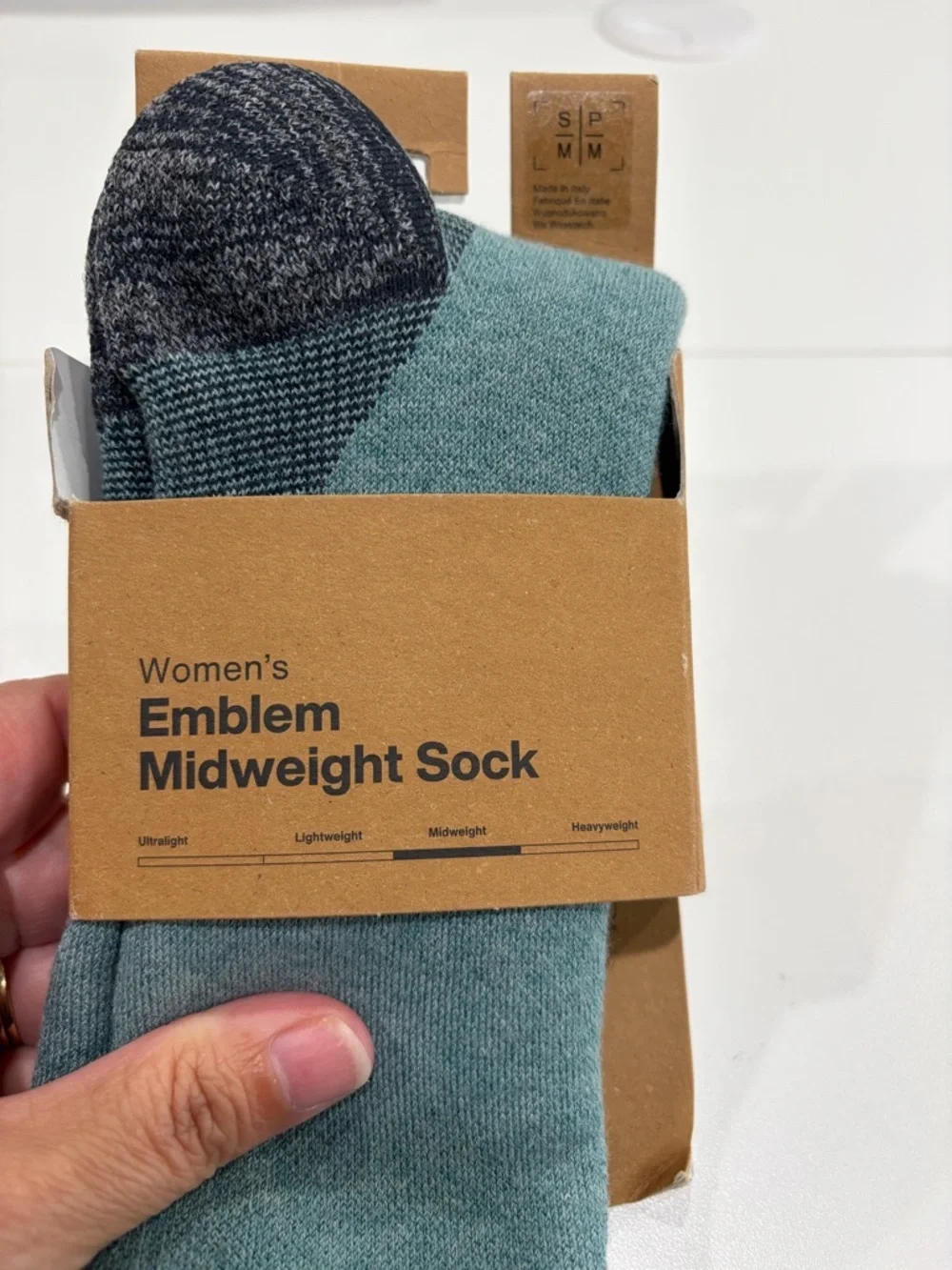 Burton Women's Small Medium Emblem Midweight Socks Ski Snowboard NWT Blue